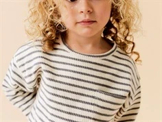 Lil Atelier turtledove/pewter stribet top